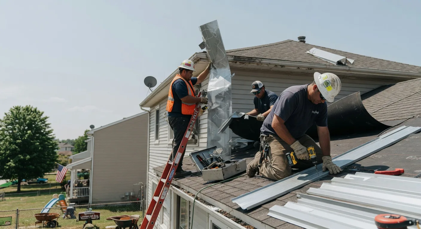 Metal Roof Repair in Essex, IA